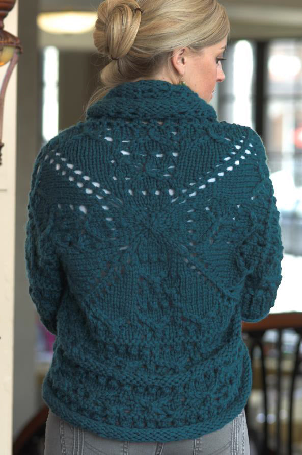 Circle Shrug Bolero Knitting Pattern