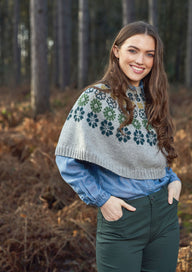 Solar Poncho Cape Knitting Pattern