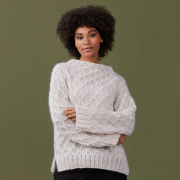 Sesia Hadley Pullover Jumper Knitting Pattern