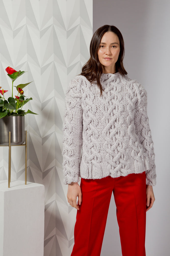 MillaMia Nikka Cable Jumper Knitting Pattern