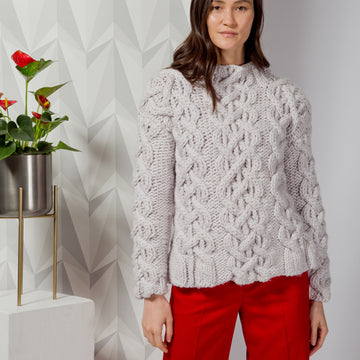 MillaMia Nikka Cable Jumper Knitting Pattern