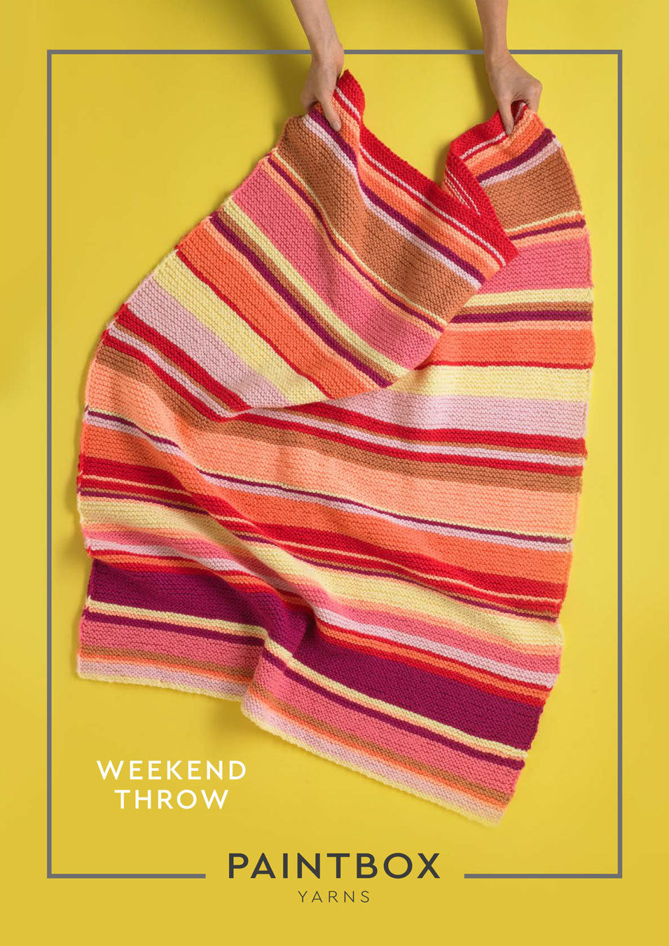 Paintbox Yarns Weekend Throws Knitting Pattern