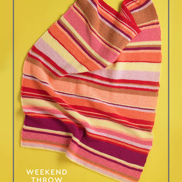 Paintbox Yarns Weekend Throws Knitting Pattern