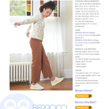 Berroco Idabel Jumper Knitting Pattern