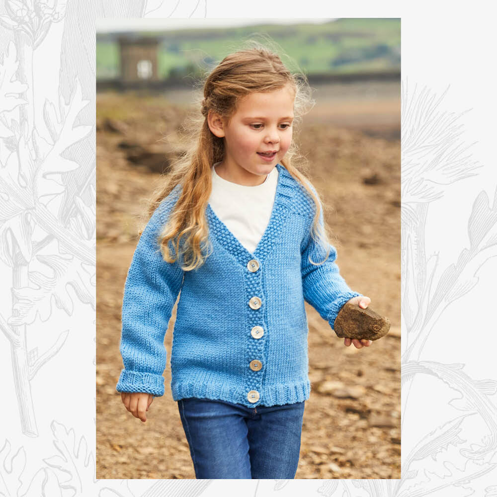 Willow & Lark Charley Child's Cardigan Knitting Pattern