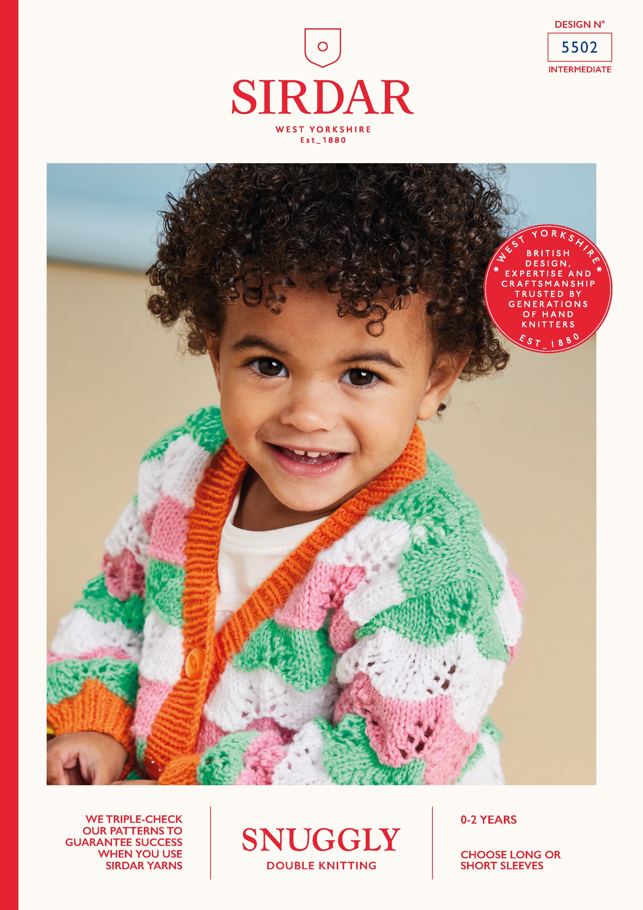 Sirdar Catching Waves Cardigan Knitting Pattern