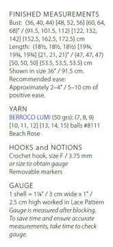 Berroco Espalmador Top Crochet Pattern