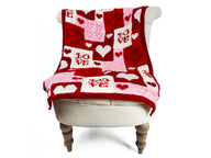Deramores Patchwork Heart Blanket Knitting Pattern