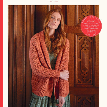 Sirdar Shawl Collar Cardigan Knitting Pattern