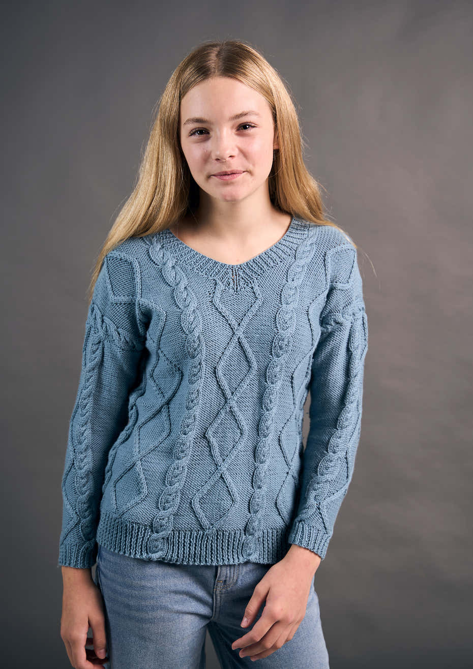 Mini Clara Sweater Jumper Knitting Pattern