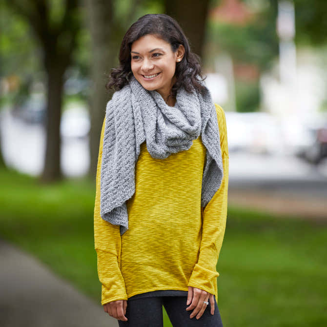 Valley Yarns Takama Wrap Knitting Pattern