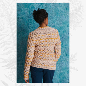 Willow & Lark Soleil Levant V Neck Knitting Pattern