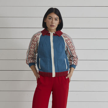 Debbie Bliss Anastasia Baseball Jacket Knitting Pattern