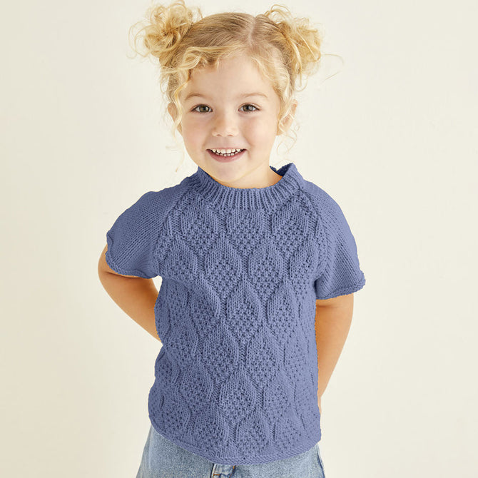 Sirdar Citrus Slice Tops Jumper Knitting Pattern