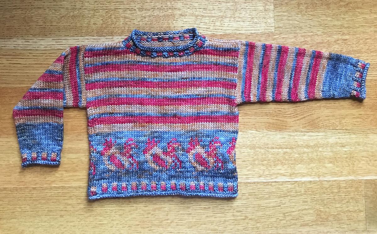 Galletto Year of the Rooster Child's Pullover