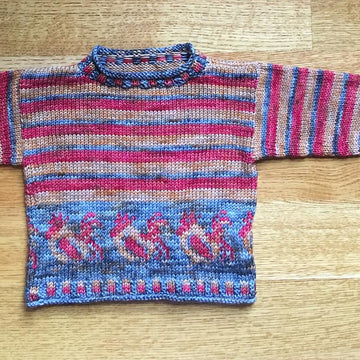 Galletto Year of the Rooster Child's Pullover