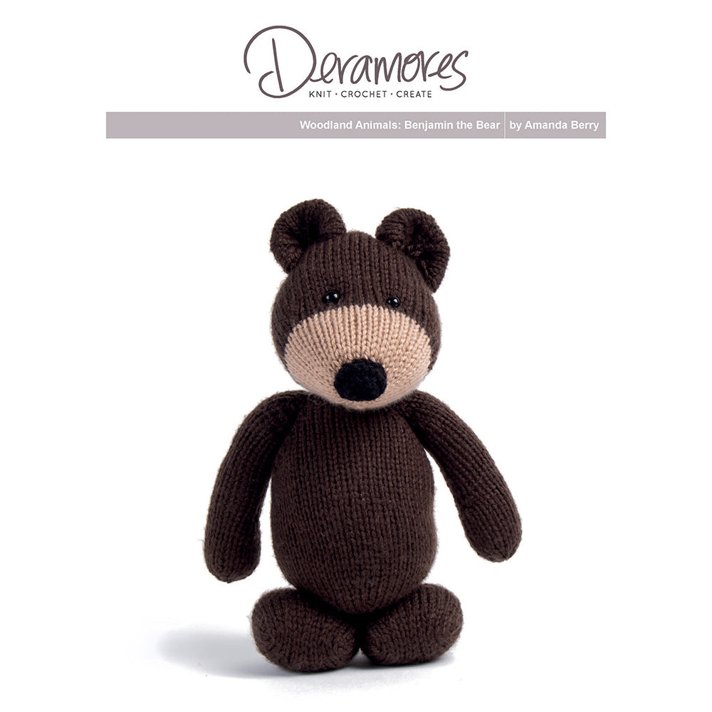 Deramores Woodland Creatures Benjamin the Bear Knitting
