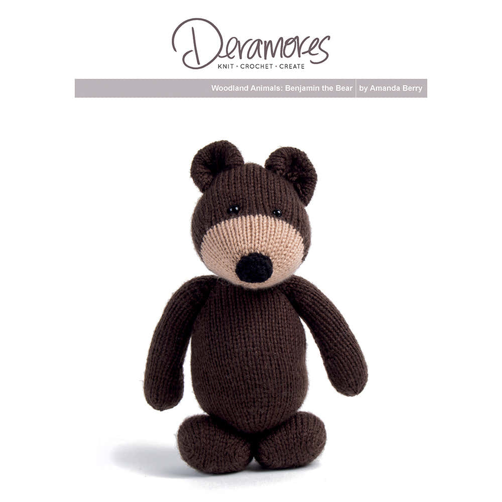 Deramores Woodland Creatures Benjamin the Bear Knitting
