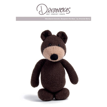Deramores Woodland Creatures Benjamin the Bear Knitting