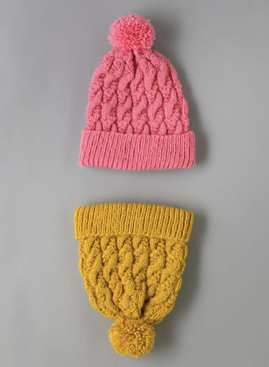 Paintbox Yarns Modern Cable Hat Knitting Pattern