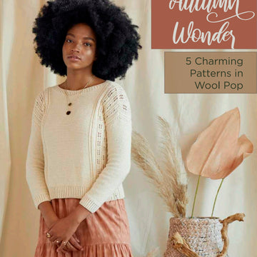 Universal Yarn Autumn Wonder eBook Wrap Knitting Pattern
