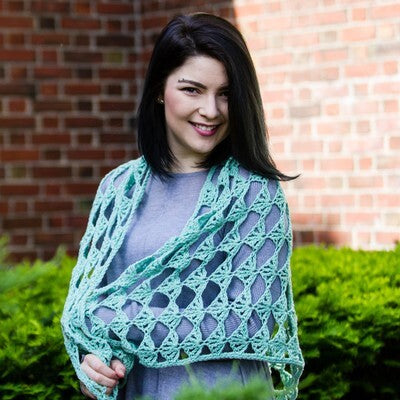 Valley Yarns Arkose Shawl Crochet Pattern