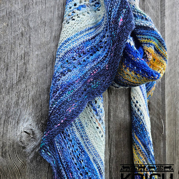Koigu Watermark Shawl Wrap Knitting Pattern