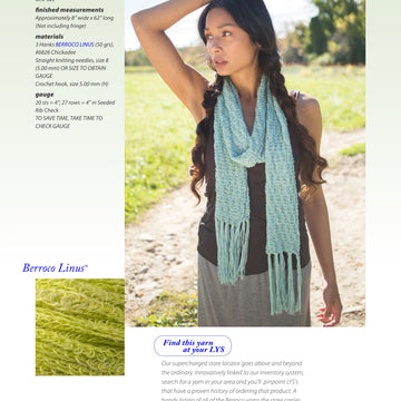 Berroco Tillo Scarf Knitting Pattern