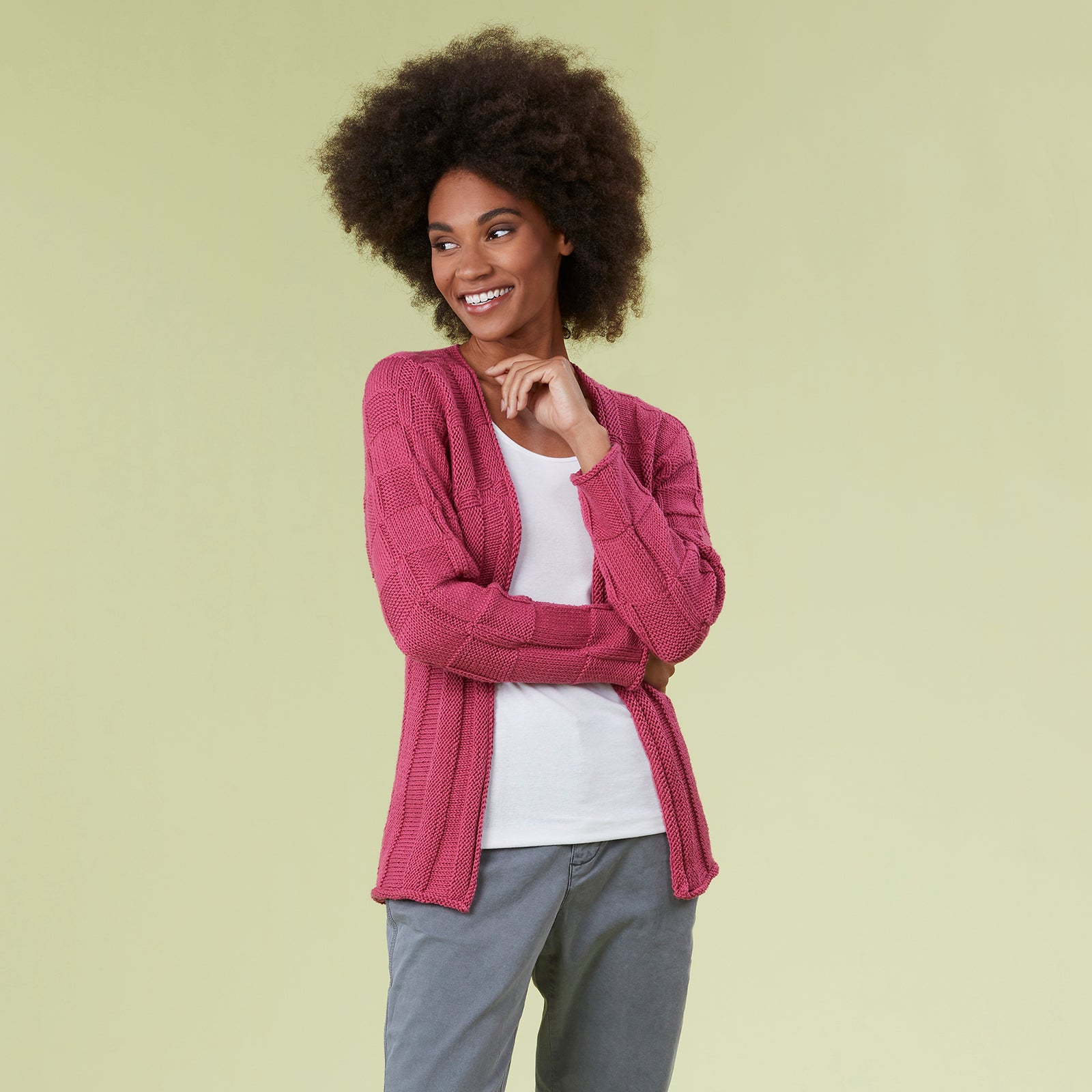 Tahki Yarns Rehoboth Cardigan Knitting Pattern