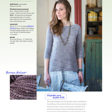 Berroco Saturnia Jumper Knitting Pattern