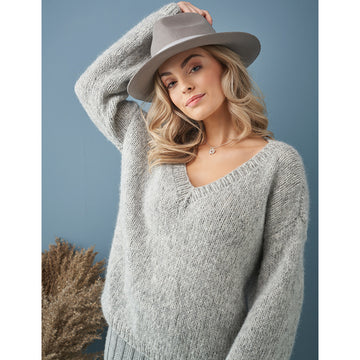 Rowan V-Neck Sweater Jumper Knitting Pattern