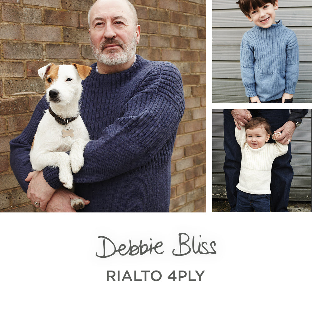 Knitting Sweater Pattern PDF – Debbie Bliss Barry's Gansey Sweater