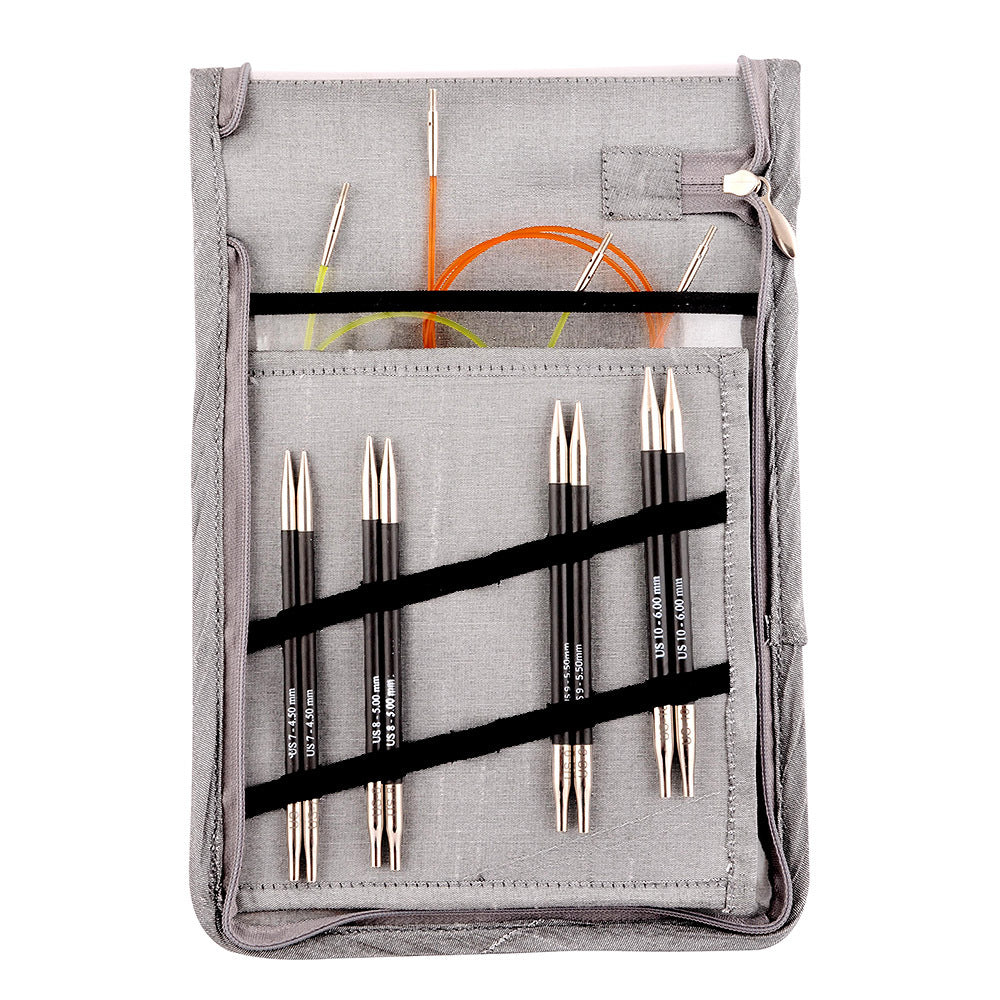 Knitter's Pride Karbonz Interchangeable Circular Midi Set
