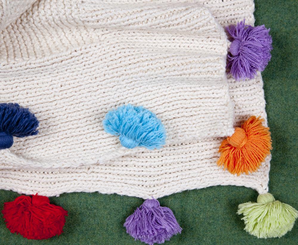 Cotton Tassel Blanket