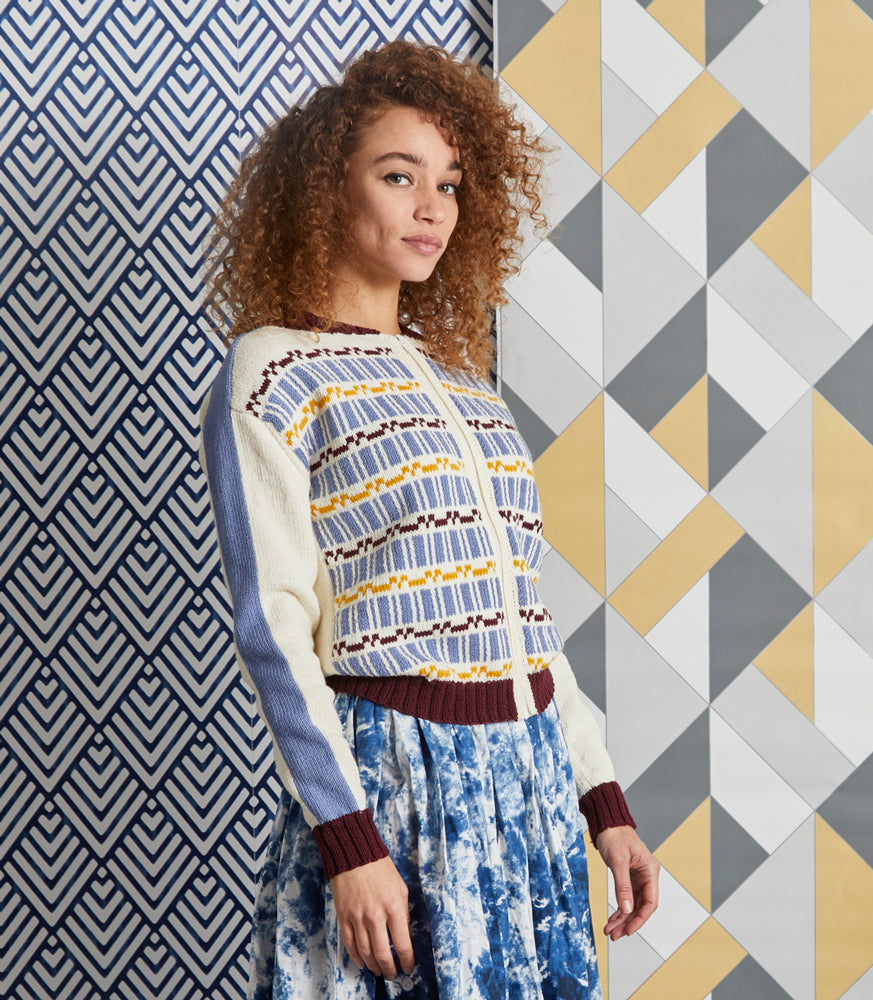 MillaMia Signe Bomber Jacket Knitting Pattern