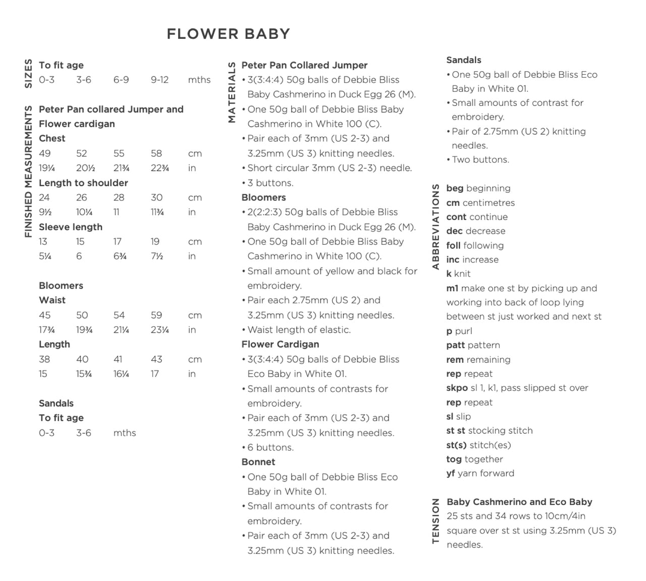 Debbie Bliss Flower Baby PDF