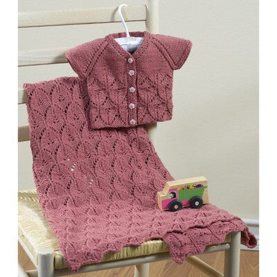 Valley Yarns Aprilis Baby Blanket Knitting Pattern