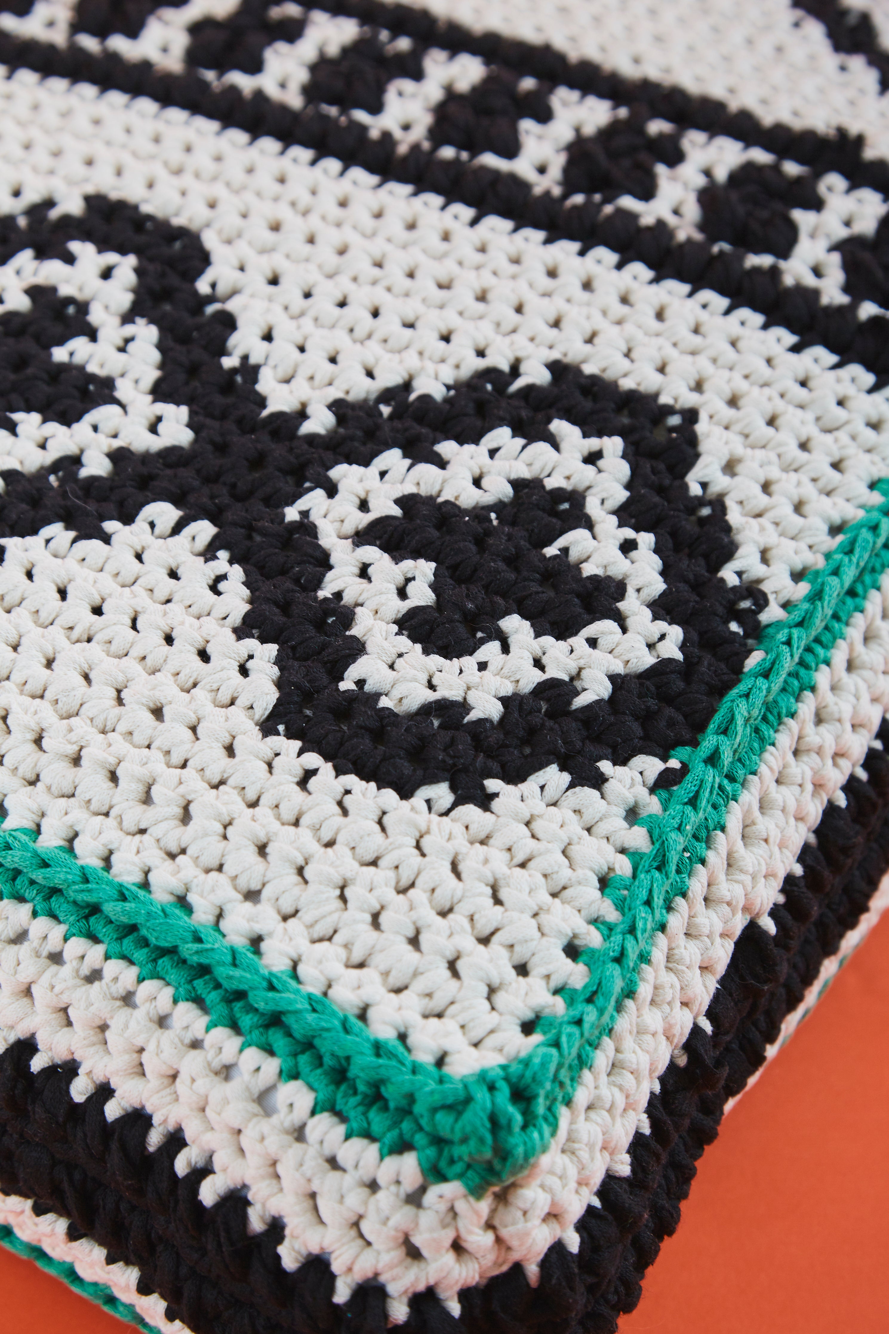 Paintbox Yarns Put Your Feet Up Floor Cushion Crochet