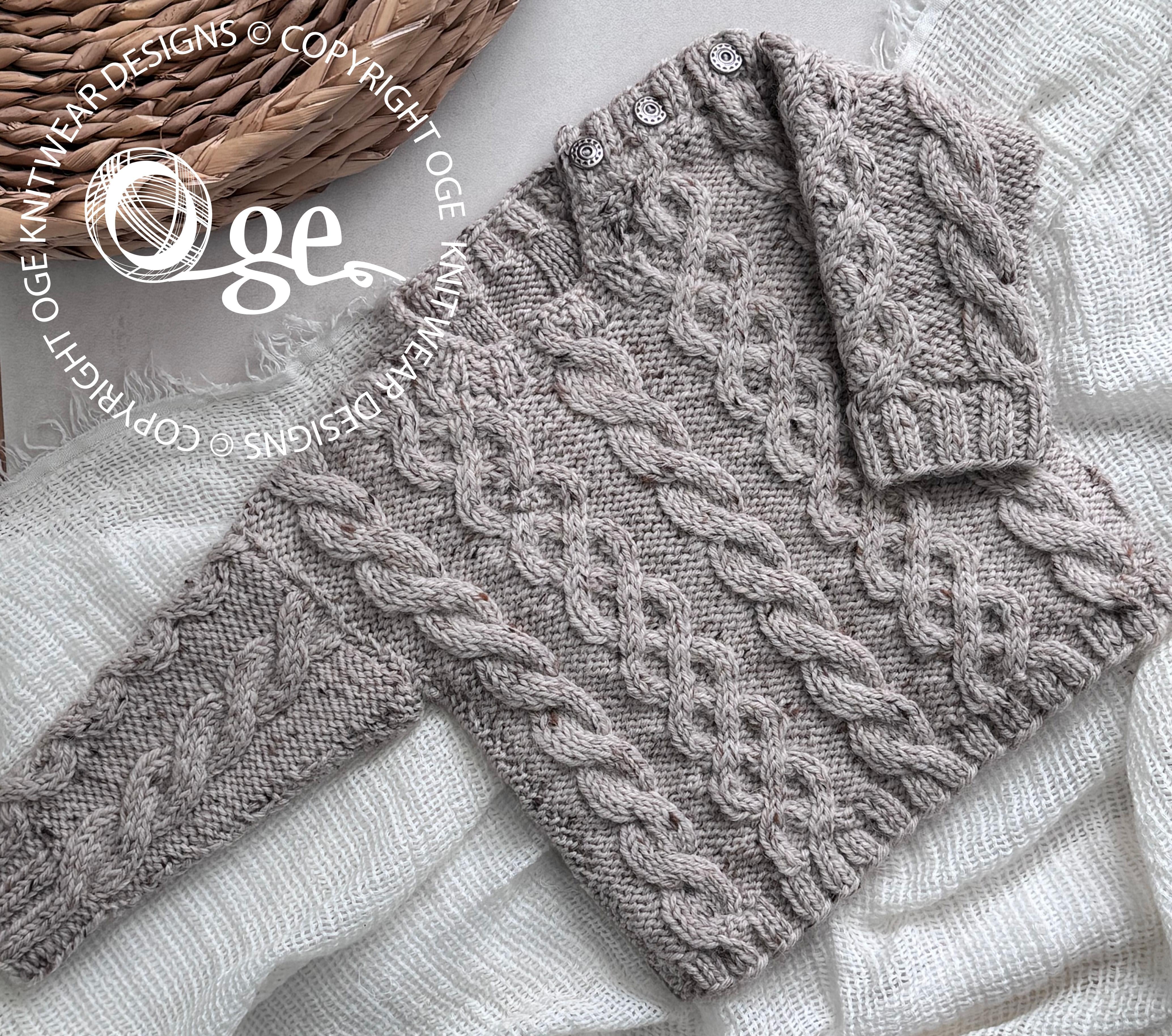 Niven Cable Sweater and Hat - P232