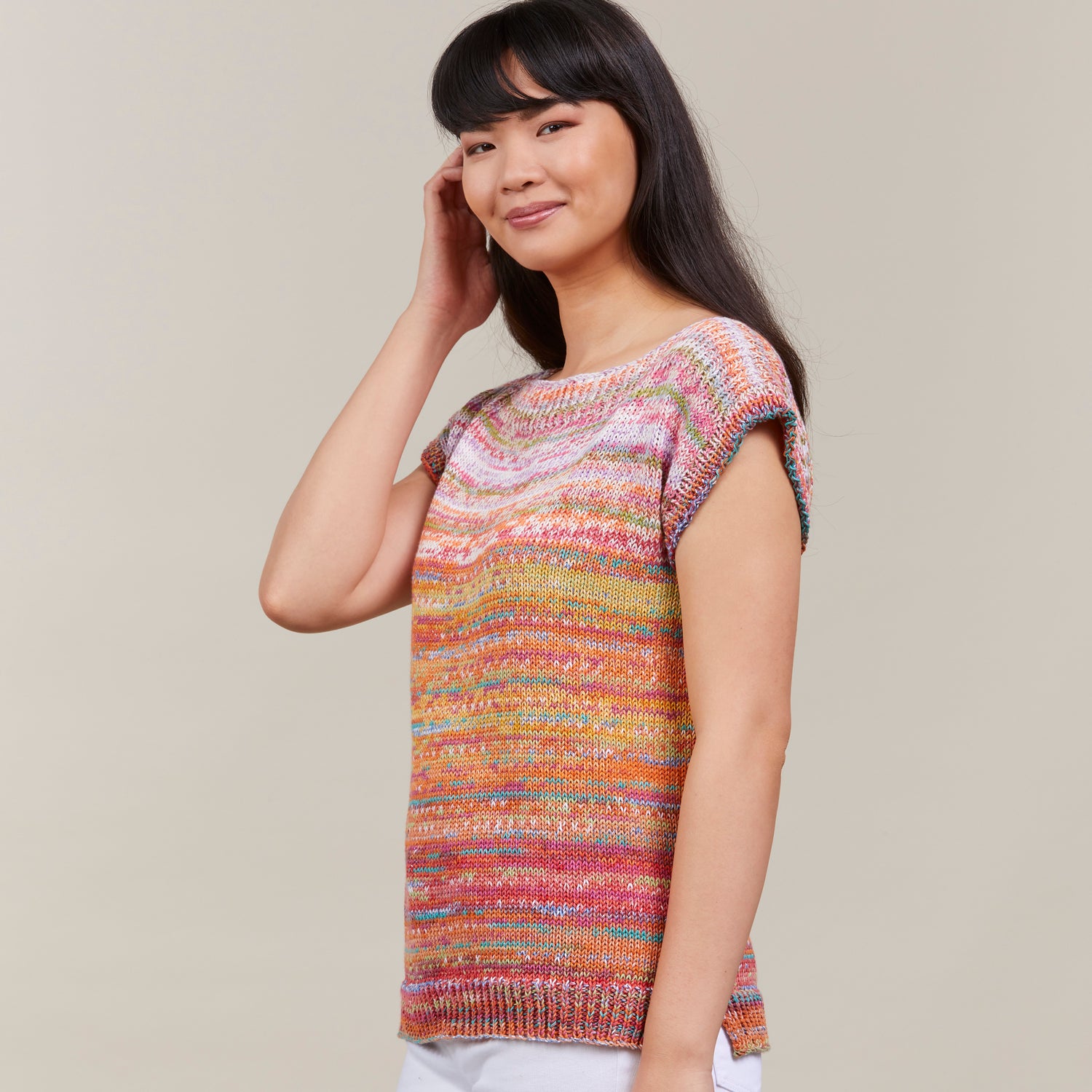 Sesia Kaia Tee Jumper Knitting Pattern