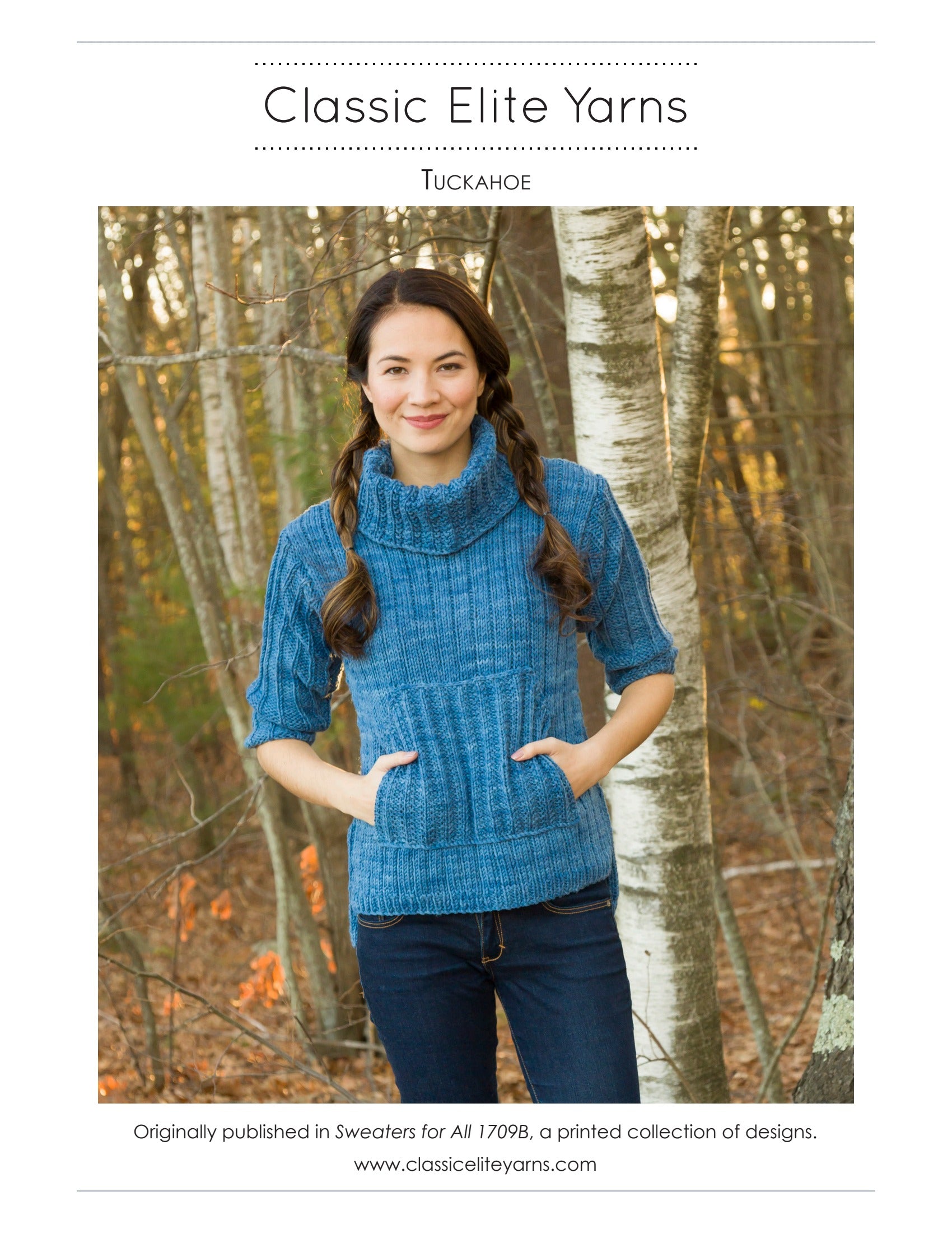Classic Elite Yarns Tuckahoe Jumper Knitting Pattern