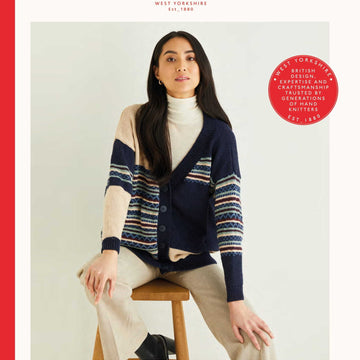 Sirdar Patchwork Cardigan Knitting Pattern