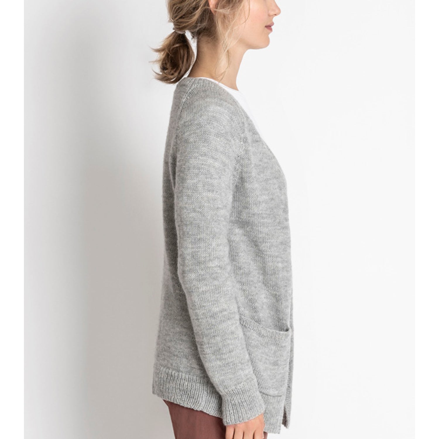 Blue Sky Fibers New London Cardigan Knitting Pattern