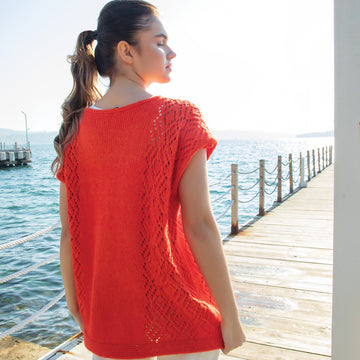 Jody Long Coral Jumper Knitting Pattern