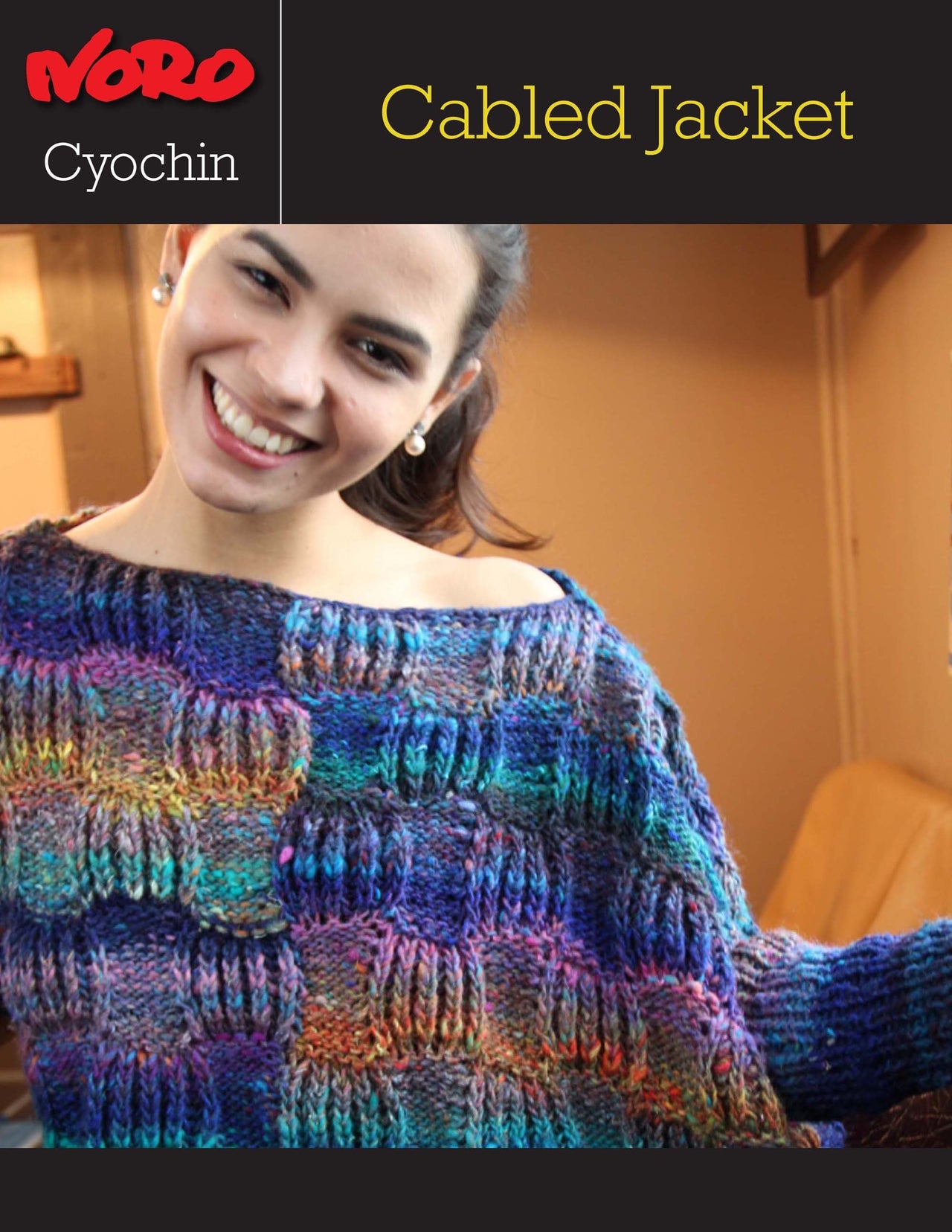 Cabled Pullover/Jacket in Noro Cyochin - PDF
