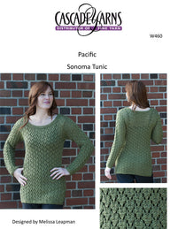 Sonoma Tunic Cascade Pacific Free Jumper Knitting Pattern