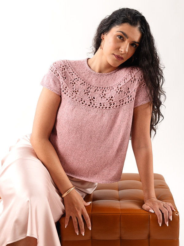 Violetear Top Knitting Pattern