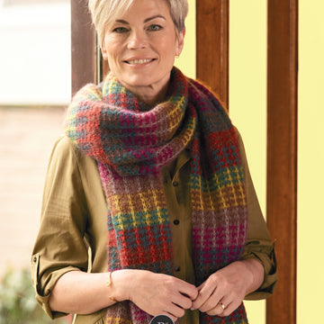 Refraction Wrap Scarf Knitting Pattern