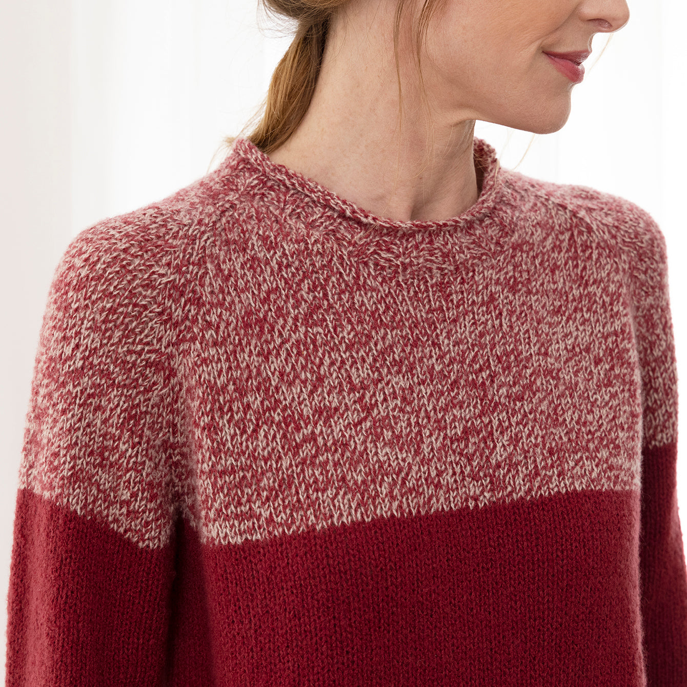 String Sabrina Pullover Wrap Knitting Pattern