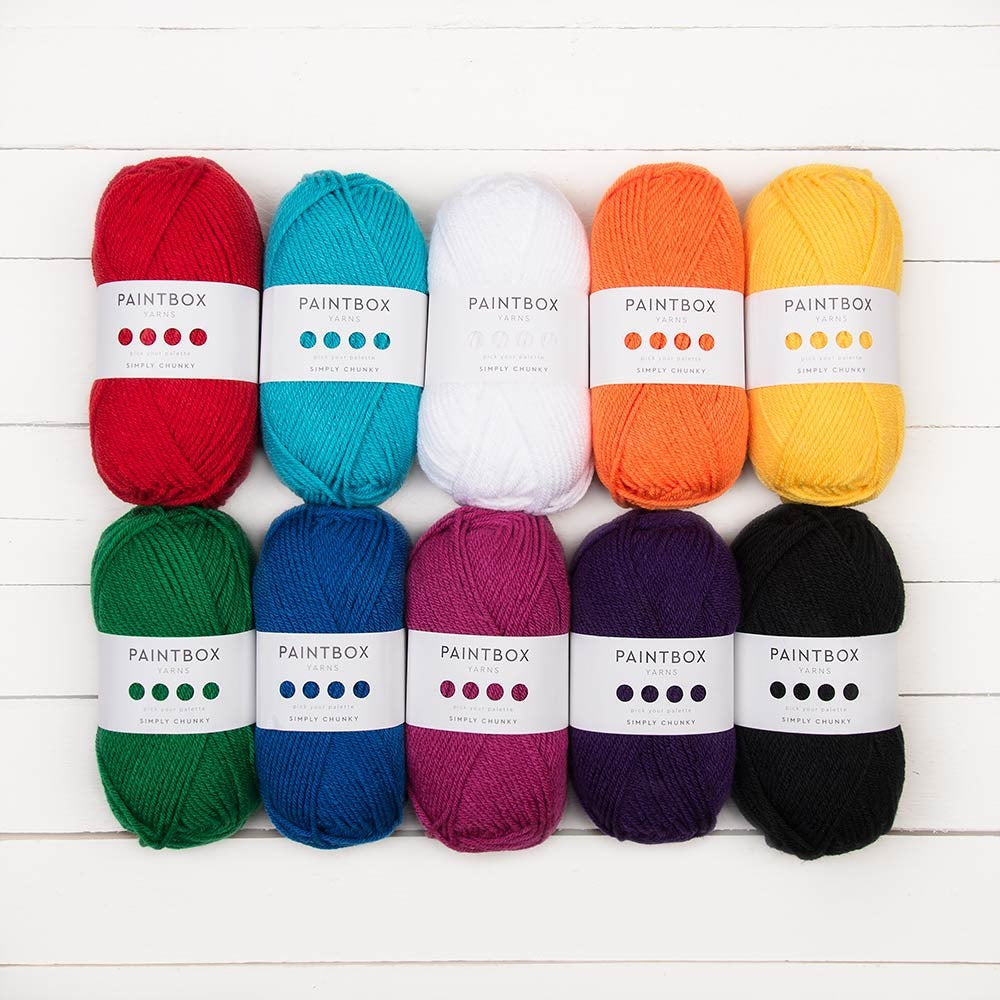 Paintbox Yarns Simply Chunky 10 Ball Color Packs Yarn - Acrylic Chunky